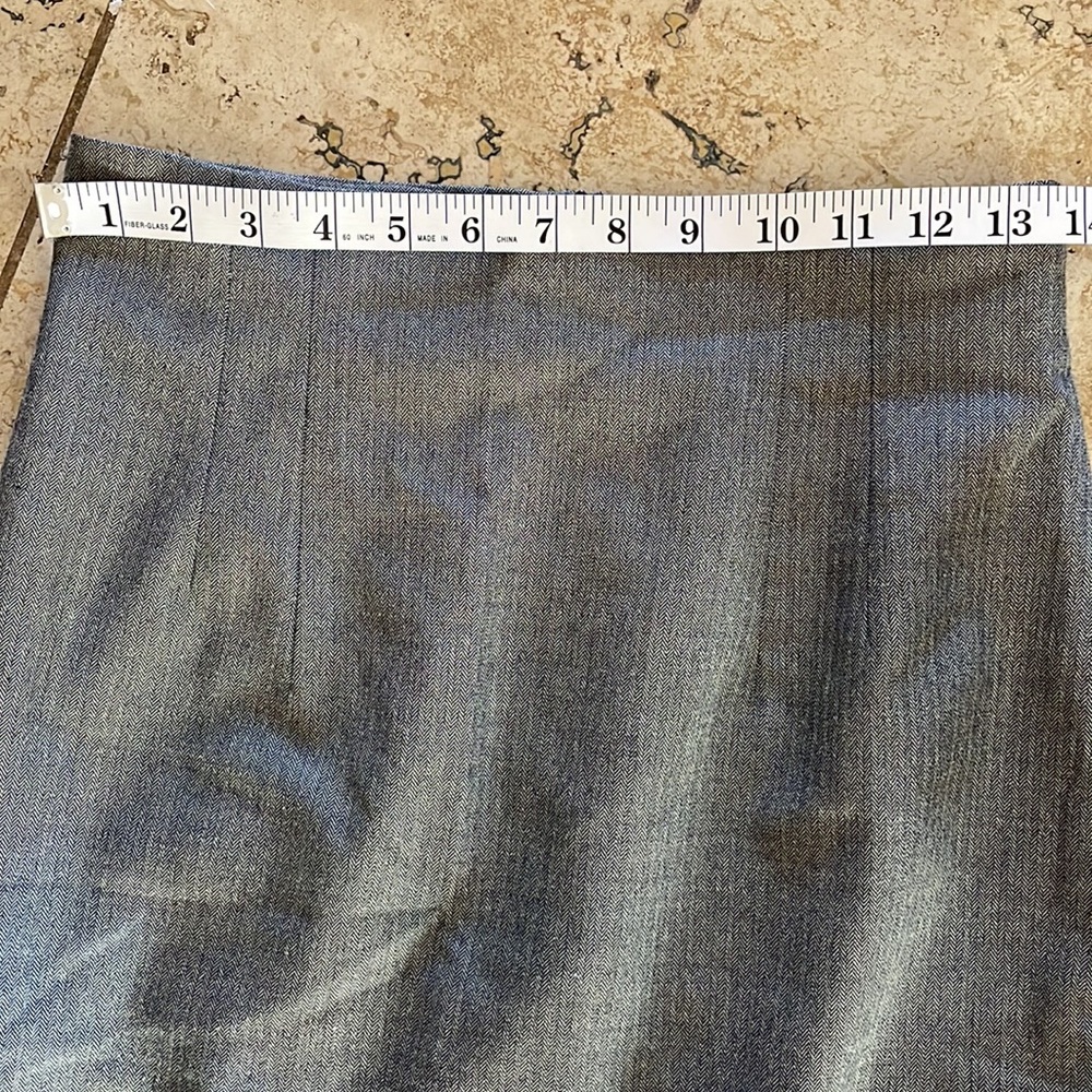 Piazza Sempione Herringbone Pencil Skirt - Picture 6 of 10